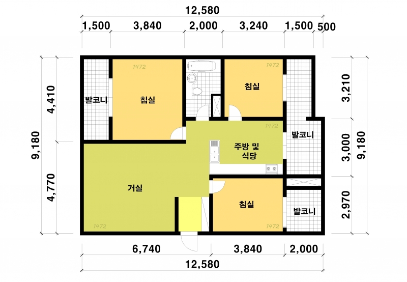 평면도